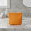 SelfClosing Portable Storage Pouch for Cables, Earphones, Chargers, and Cosmetics Orange