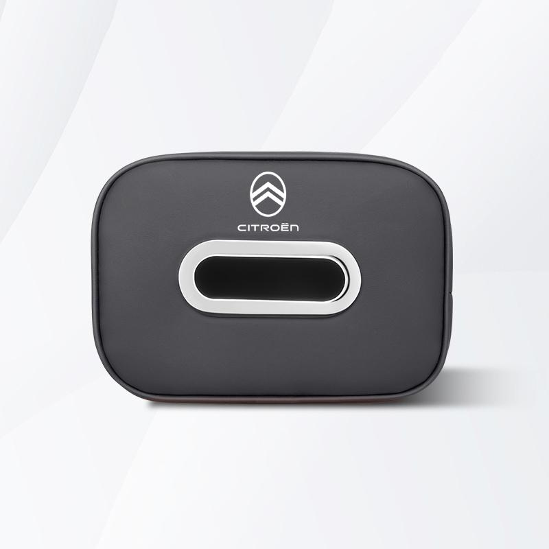 ALB1 Car Tissue Organizer Bag Paper Towel Storage Box Accessories For Citroen e-C3 e-C4 X C5X C3 C4 Cactus Picasso C-Crosser C6 C1