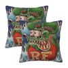 Rat Fink 2 Pcs Square Pillowcase Pillow Cover Cushion Decor Comfort Throw Pillow For Home Bedroom
