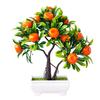 1Pc Artificial Fruit Orange Tree Bonsai Home Office Garden Desktop Party Decor Christmas Ornament