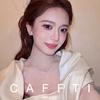 Gradient White Pearl Necklace Beaded Collarbone Chain for Women Luxury Fashion Jewelry