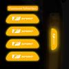 4Pcs Car Safety Warning Decal Night Reflective Mark Stickers For Lexus F-SPORT ES RX NX LS UX LM LX GX LC RZ IS CT GS RC HS SCBD6 