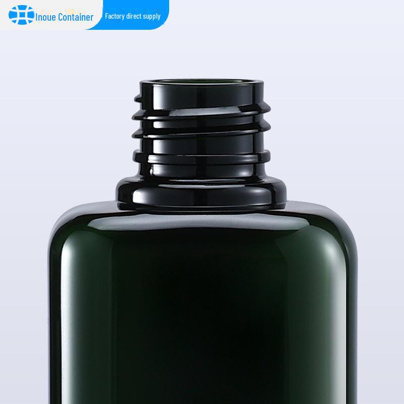 Бутылка для шампуня с закругленной квадратной крышкой объемом 150 мл и бутылка для удаления масла из ПЭТ-пластика объемом 200 мл с гелем для душа