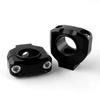 Elecbro Universal Handlebar Riser Holder Fits Diameter CNC Black Clamp, 28.6mm Bars, Machined,