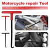 Пружинный крюк для выхлопной трубы мотоцикла, подходящий для ножного сцепления мотоцикла/электромобиля, Т-образный ключ для разборки