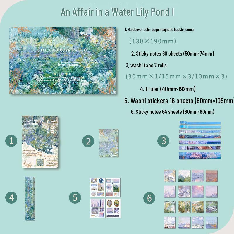 Набор для DIY-планера в стиле Ins высокой ценности: Блокнот для масляной живописи - Идеальный подарок на день рождения студента