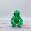 3D-печатные статуэтки инопланетян, Современные пластиковые украшения-инопланетяне, Декорации для комнаты в стиле Sci-fi, Космическое веселье, Уникальные креативные подарки