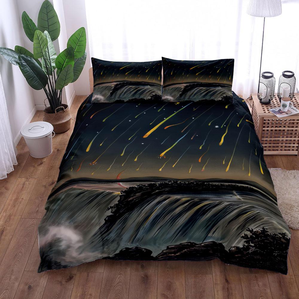 Комплект постельного белья Spooky Ufo Halloween Duvet Cover Set King Queen Double Full Twin Single Size