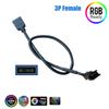Motherboard Rgb Adapter Conversion Cable 5V 3Pin / 12V 4Pin Led Strip Light Line