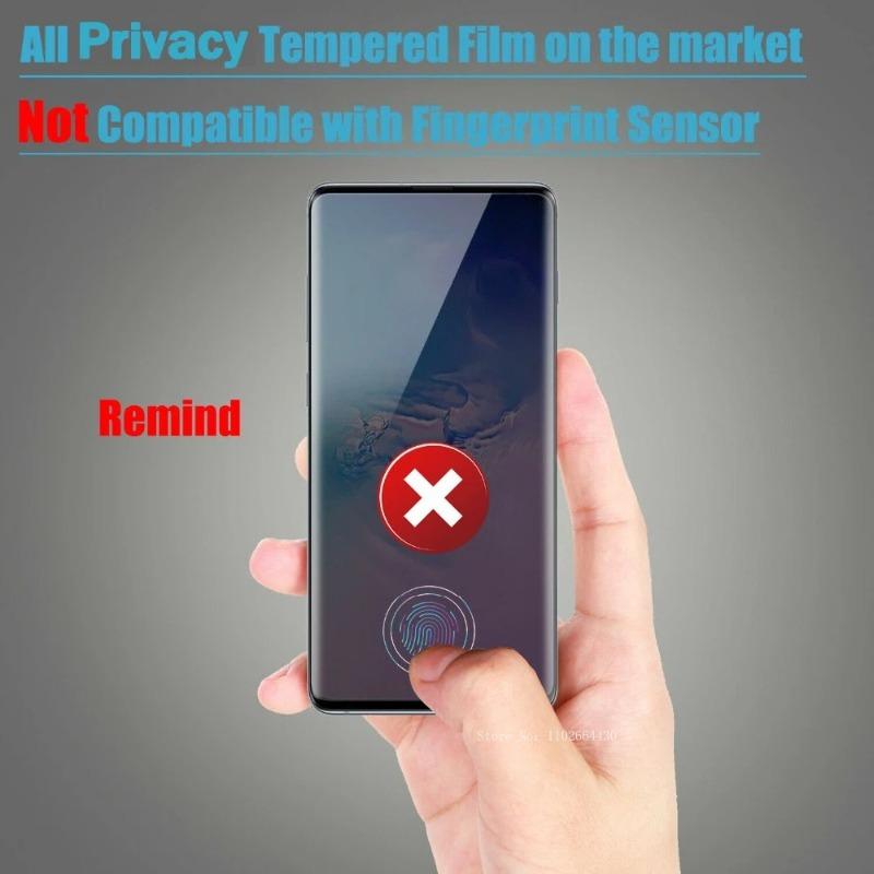 2 шт. 3D Изогнутое Защитное Стекло с Защитой от Подглядывания 9H для Redmi Note 15 13 14 Pro Plus Защитная Пленка для Экрана
