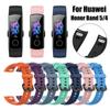 Silicone Watch Band for Honor Band 5 4 Wrist Strap Smart Wristband Replacement Accessories