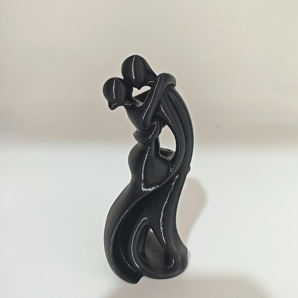Dancer Tango Sculpture Ornament, Elegant Embrace Couple Ornament, Suitable for Living Room TV Cabinet, Valentine's Day Gift