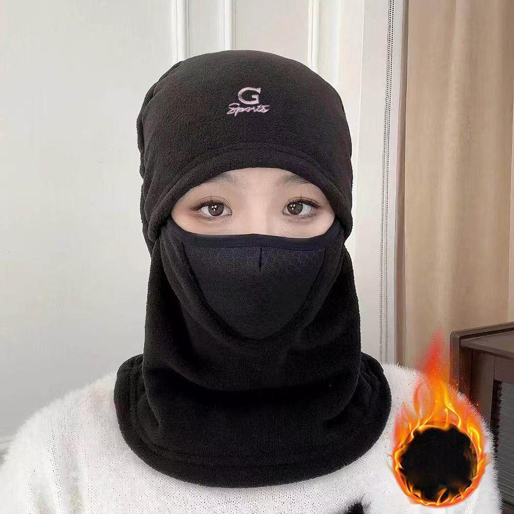 Дышащая сетчатая теплая крышка для лица, двухслойная теплая шапка для шеи, для езды на велосипеде и катания на лыжах на открытом воздухе