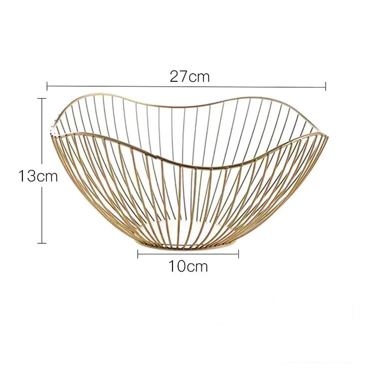 Простая металлическая корзина для фруктов в скандинавском стиле, сливная корзина, корзина для хранения, практичные кухонные принадлежности, посуда