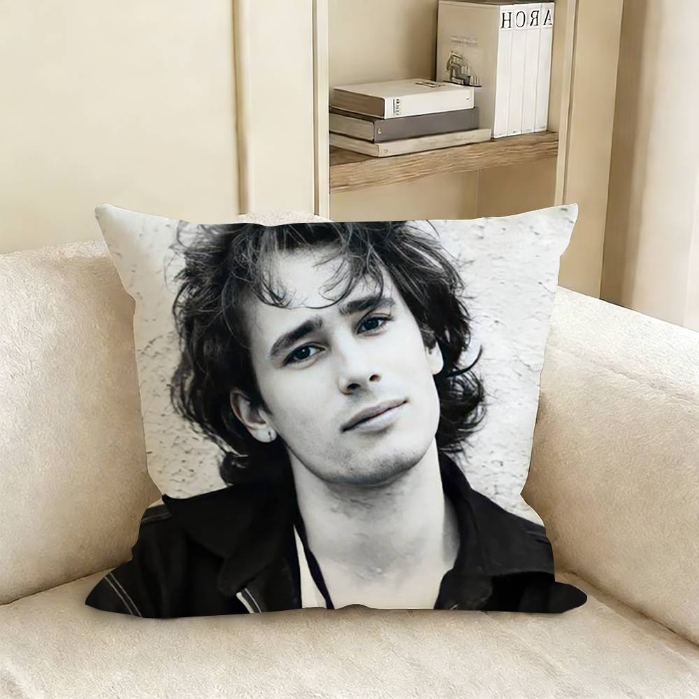 JJeff BBuckley Pillow Case Living Room Sofa Cushion Cover Suitable For Home Bedroom Room Decoration