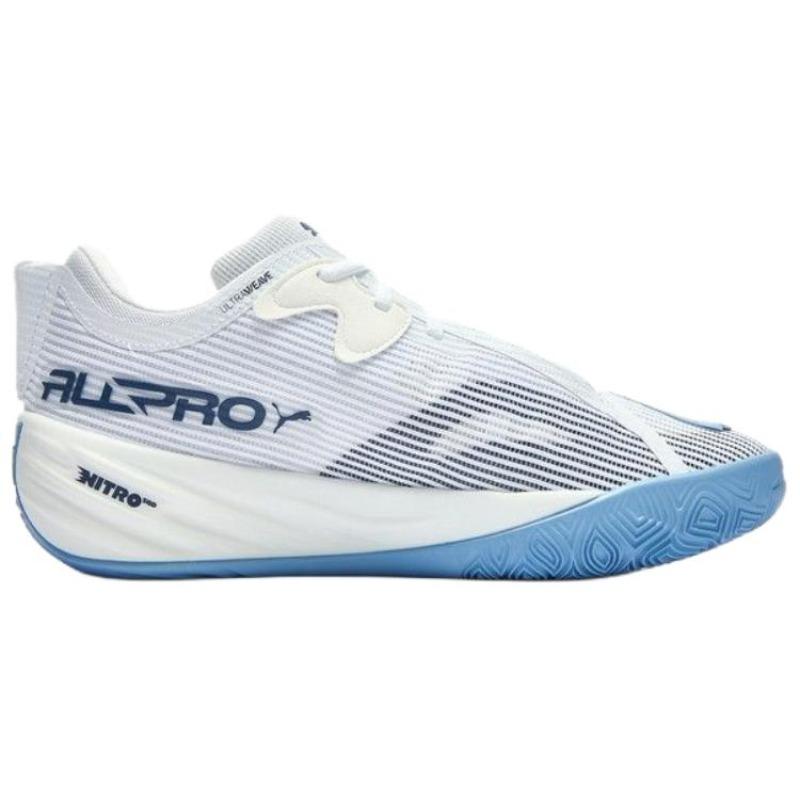 Puma Баскетбольные кроссовки для мужчин All Pro Nitro 2, низкие, сине-белые 312839-05