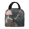 Death Gentlebeard Blackbeard Stede Bonnet Insulated Lunch Bag for Kids School Cooler Thermal Food Box Tote Leakproof