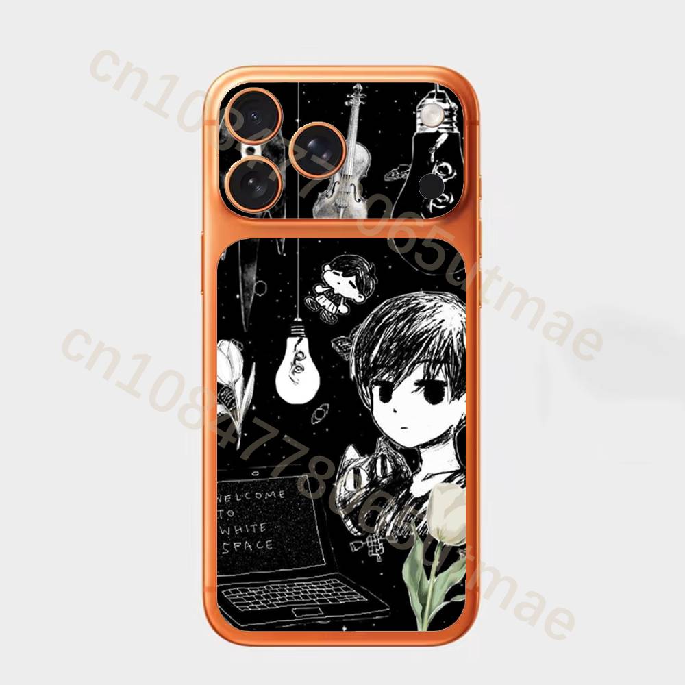 Игра O-Omori Для iPhone 17pro, 17pro max Наклейка-винил на камеру и заднюю крышку, Защитная пленка для задней панели, Цветная