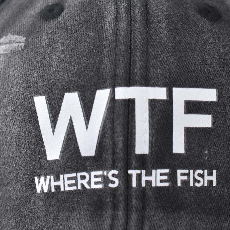Новая бейсболка с надписью WTF из хлопка для мужчин и женщин, персонализированная английская кепка с принтом для улицы, дышащая, дышащая сетка