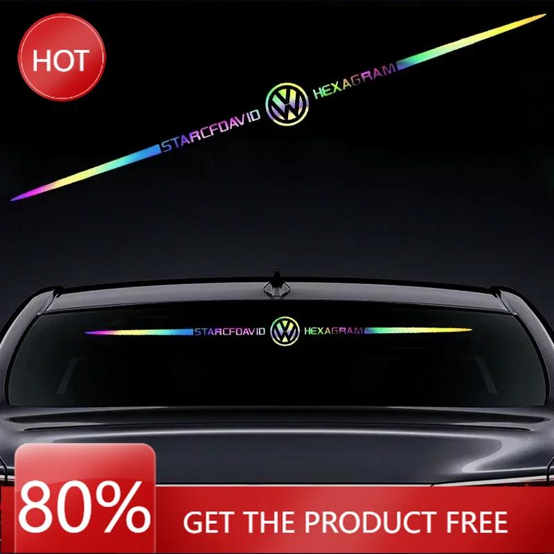 2025 Hot 60cm Laser Car Windshield Sticker Auto Body Decals for Volkswagen Golf MK4 MK6 MK7 Jetta Touareg Beetle Passat Polo Tig
