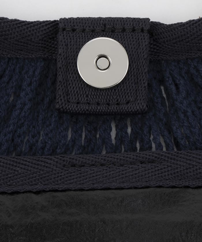 Официальная сумка-тоут MED NET TOTE Fishnet Black Foil [LeSportsac] BAG/1572 Женская