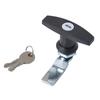 Universal RV T-Handle Door Lock with 2 Key Truck Cap Locking Trailer Toolbox Drawer Cabinet Door Lock for Caravan Truck