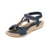 2025 Summer Fashion Women Platform Wedges Comfortable Elastic Band Non-slip Sandals Casual Beach Footwear Shoes for Women