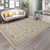Modern Retro Floral Print Carpet for Living Room Sofa Rug Home Decor Bedroom Rug Lounge Hallway Floor Mat Doormat Washable