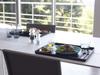 Yamazaki Jitsugyo Tray Black Approx. W40XD30XH2cm Tower Tower Tray Square Placemat Simple 4295