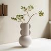 Креативная керамическая ваза матовая однотонная бутылка украшение для дома орнамент икебана дизайнерская икебана