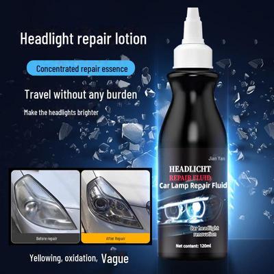 Набор жидкостей для восстановления фар — ремонт царапин, удаление желтизны, очистка без полировки — включает в себя инструменты для хрустального покрытия.