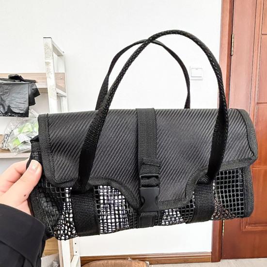 Портативная сумка для джиговой ловли с ручкой, вместительная, органайзер для хранения джиговой приманки, сетчатый мешок, аксессуары для пресноводной и соленой рыбалки