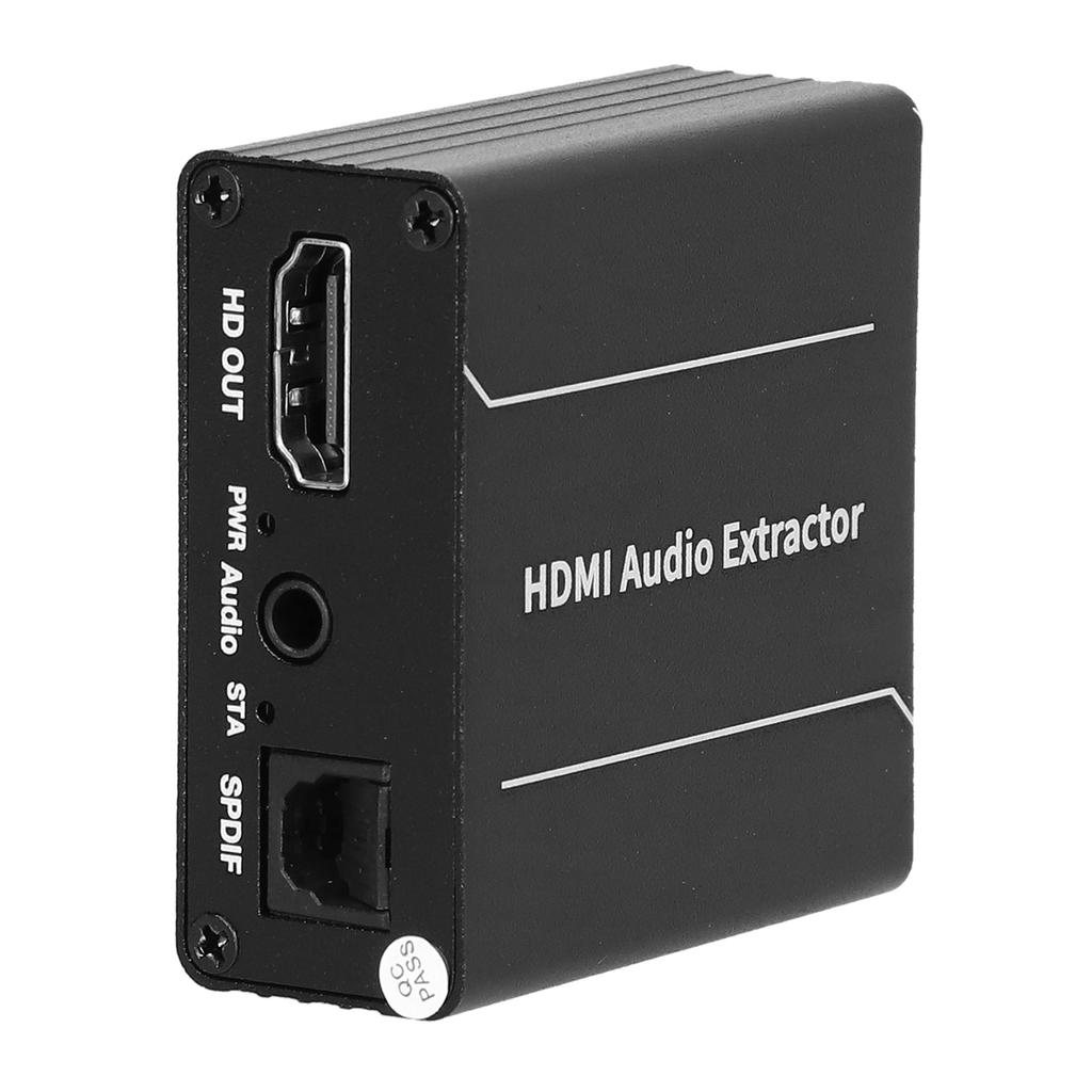 4K HD Multimedia Interface Audio Extractor High Resolution Stereo Surround Sound 5.1 Audio Splitter