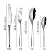Набор столовых приборов из нержавеющей стали, нож и вилка для стейка в стиле вестерн, кухонный набор, утолщенный, нескользящий, 4 шт.