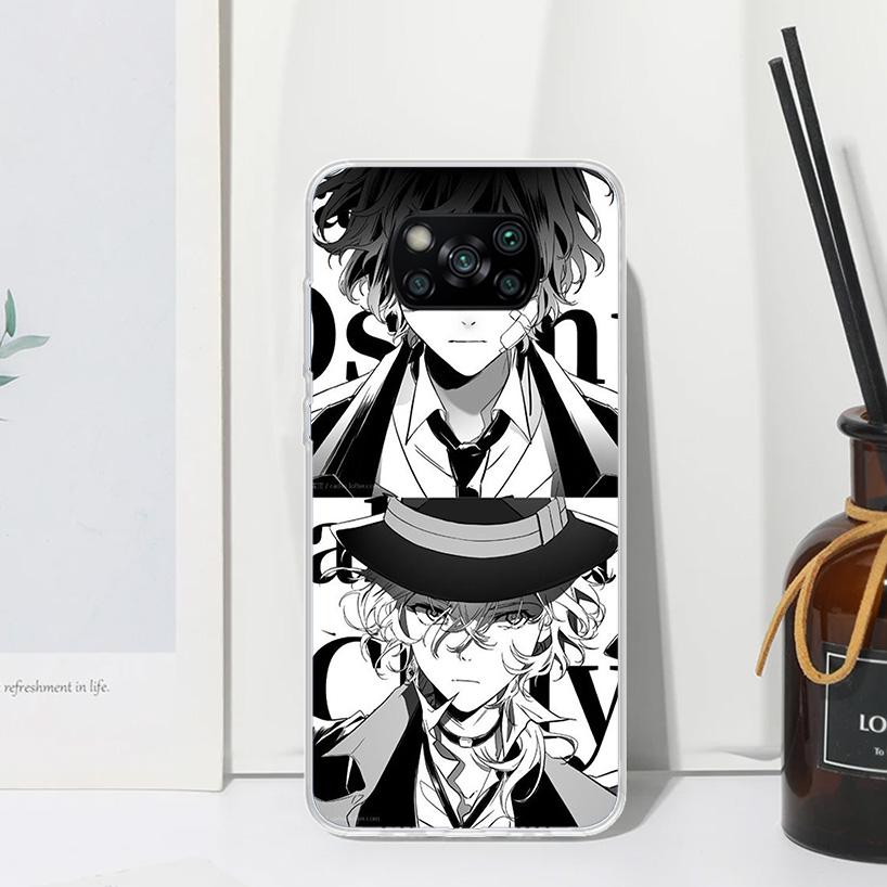 Bungo Stray Dogs Double Black Phone Case For Xiaomi Poco X7 X6 X5 M7 M8 Pro F7 Ultra Redmi 15C 15 13C 13 12C 12 10 10C 10A Art F