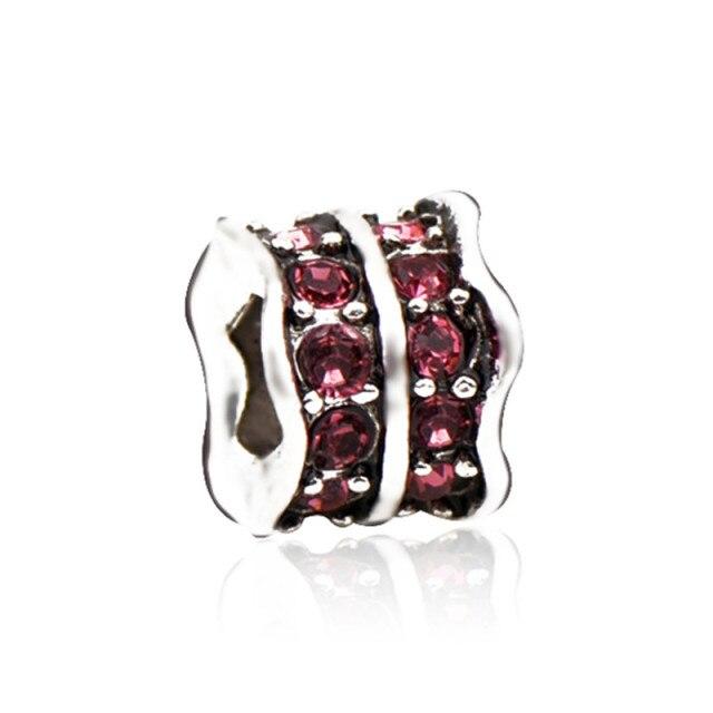 Crystal Simulate Pearl Heart Flower Beads For Women Bracelets And Bracelets DIY Jewelry