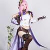 Elysia Cosplay Kostyumi Impact 3 Karnaval Formasi Parik Anime Halloween Kostyumlari Ayollar O'yin