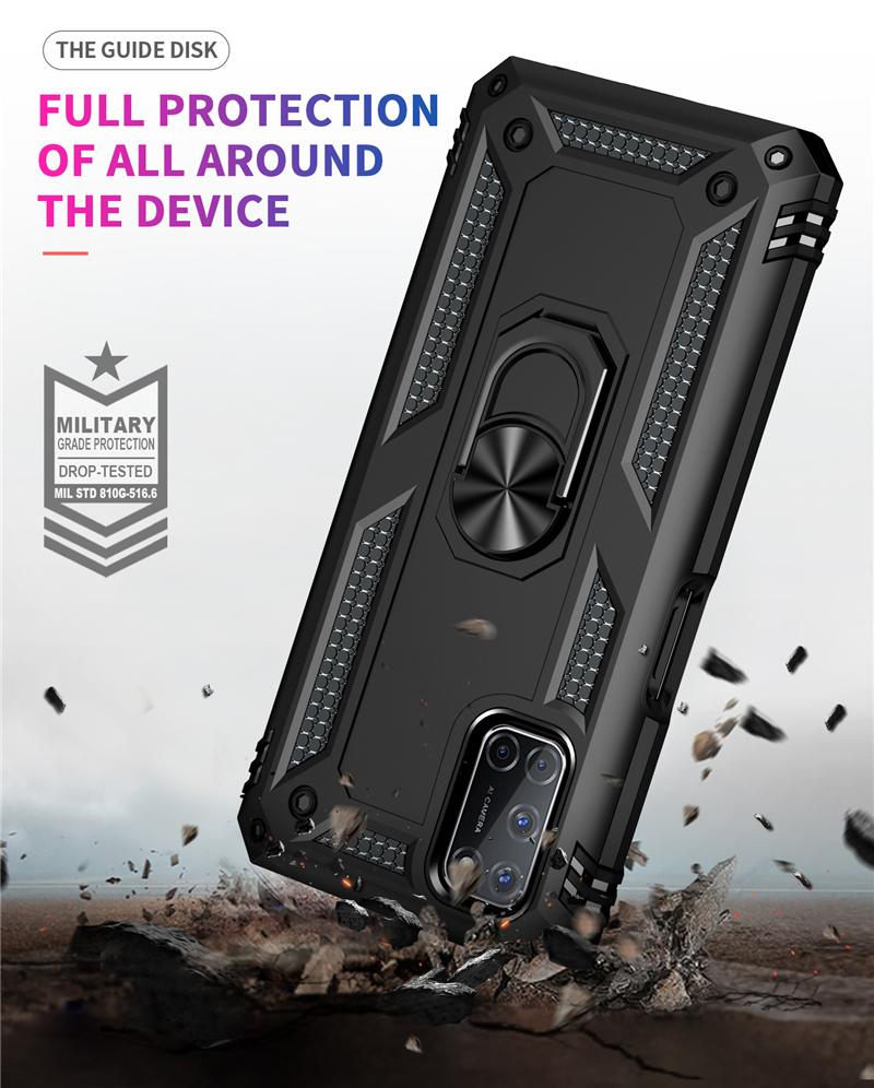 Чехол Fundas для OPPO A52 A72, противоударный защитный чехол-подставка с автомобильным кольцом, чехол для телефона для OPPO A92 A 52 72 92, бампер из ТПУ, чехол