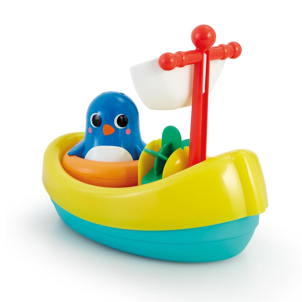 Early Learning Center Bathtime Penguin Boat Bath Water Play Baby Authentic Toy, Toy, Gift, 200349,