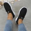 2024 Brand Women's Shoes Lace-up Women's Vulcanize Shoes Fashion Ladies Casual Shoes New Round Toe Light Solid Mesh Sneakers