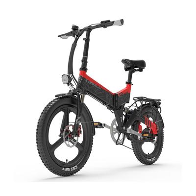 LANKELEISI G650 500 Вт Мотор 48 В 12,8 Ач Аккумулятор Городской Складной Электровелосипед