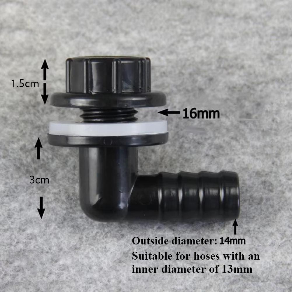 3/8" К 14 мм Колено Соединитель Штуцер для шланга для Водяного Бака Аквариума Шланговые Соединения Водный Питомец Ирригация Водопровод Сливные Соединители