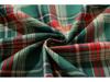 American Yarn-Dyed Holiday Christmas Tablecloth - Red and Green Plaid Cotton Polyester for Coffee and Dining Tables.