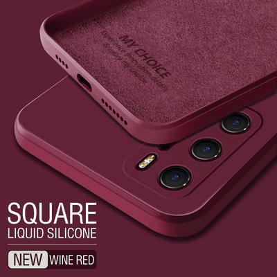 Роскошный мягкий силиконовый чехол из жидкого силикона для Huawei P40 LITE P30 PRO P20 MATE 20 LITE 30 NOVA 3 3I 5T 9 SE 8 8I Y70 PLUS Y90 Квадратный полный защитный чехол