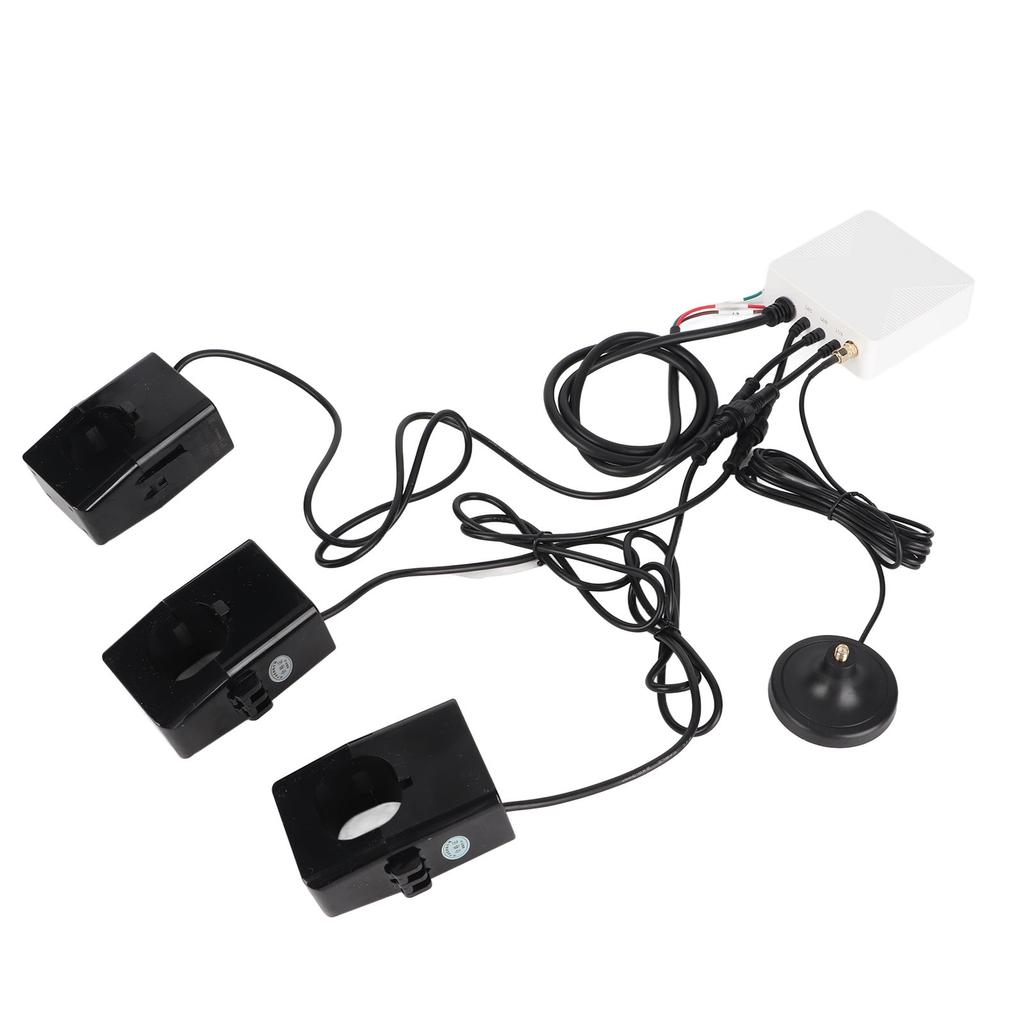 Трехфазный счетчик электроэнергии WiFi Мониторинг в реальном времени через приложение Умный монитор энергии с 3 датчиками тока 500А Уровня цепи 100-240В