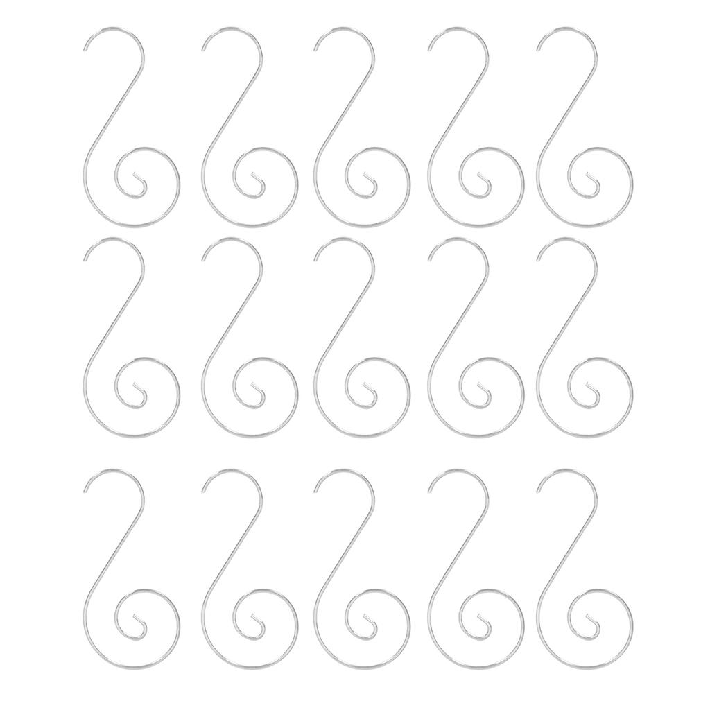600Pcs Ornament S Hooks Set Stainless Steel No Rusting Decorative S Shaped Hooks for Christmas