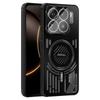 ABEEL For Xiaomi 15S Pro Magnetic Case Aluminium Alloy+PC+TPU Hollow Heat Dissipation Phone Cover