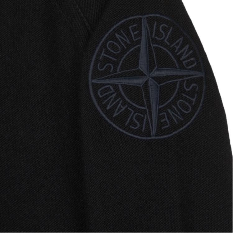STONE ISLAND Футболка Детская Однотонная С Круглым Вырезом Свитшот С Длинным Рукавом Детские Топы Черный 7916507Z1-V0029