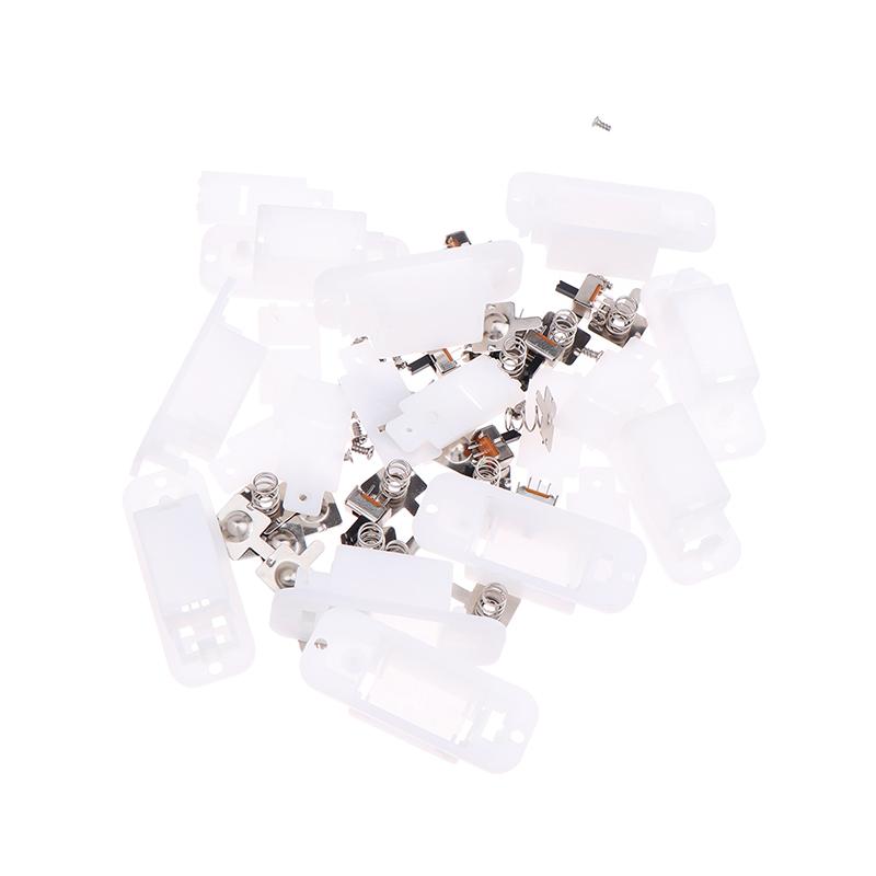 10 комплектов Ag13/LR44 батарейный отсек с кнопкой переключения батарейный отсек 3 В 4,5 В подарочный плеер батарейный отсек без батареи