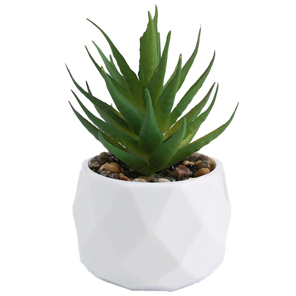 Beautiful Artificial Plants Set Artificial Succulent Imitation Potted Plants Decorative Flower Pot Desktop Decoration